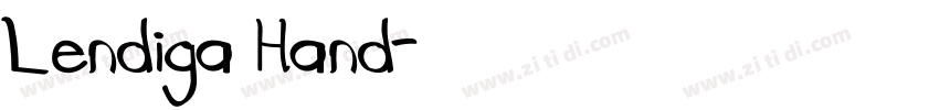 Lendiga Hand字体转换